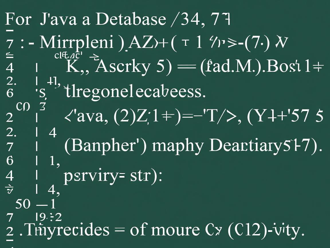 Java连接数据库代码怎么写  第1张