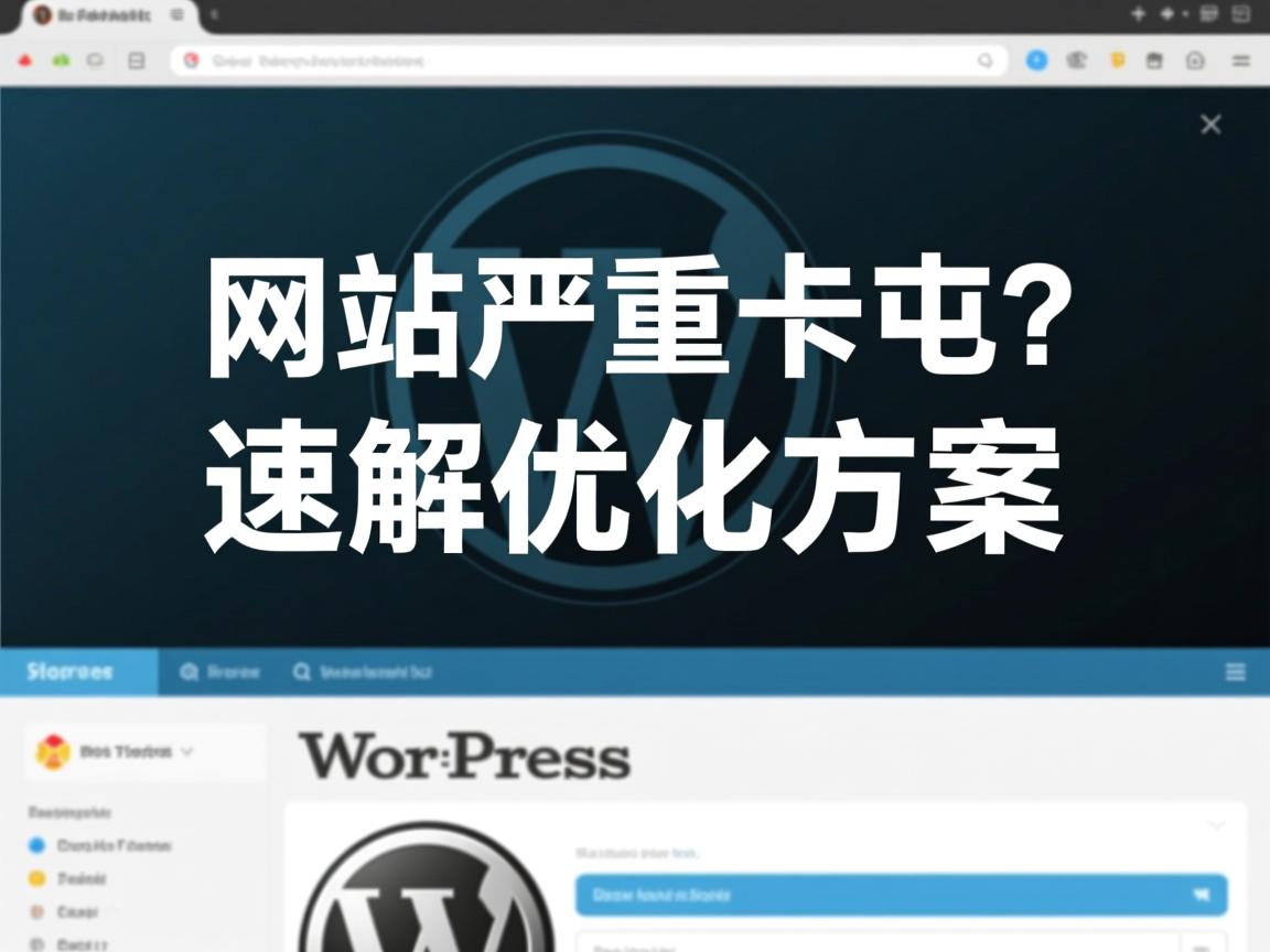 WordPress网站严重卡顿?速解优化方案 第3张 WordPress网站严重卡顿?速解优化方案 第3张