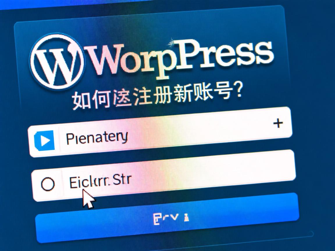 WordPress如何注册新账号? 第1张 WordPress如何注册新账号? 第1张