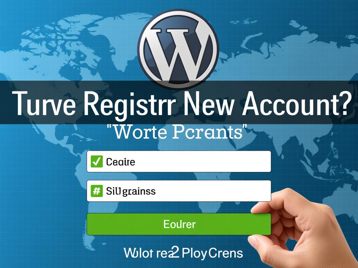 WordPress如何注册新账号? 第3张 WordPress如何注册新账号? 第3张