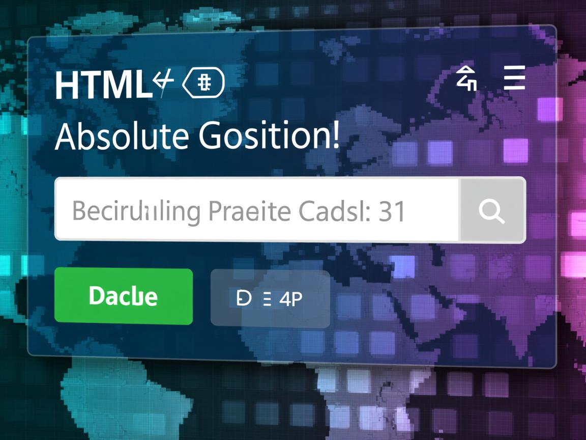 如何在HTML中设置绝对定位? 第2张 如何在HTML中设置绝对定位? 第2张
