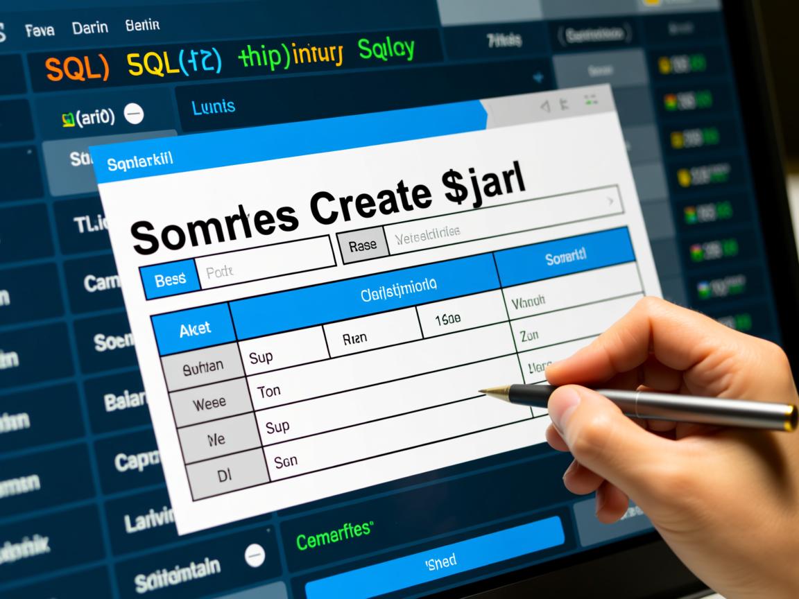 SQL如何创建表? 第1张 SQL如何创建表? 第1张