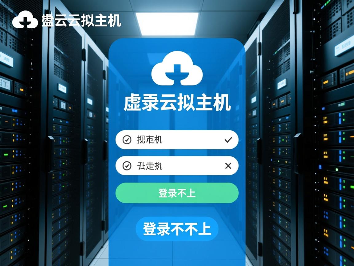 乐数云虚拟主机为什么登录不上？