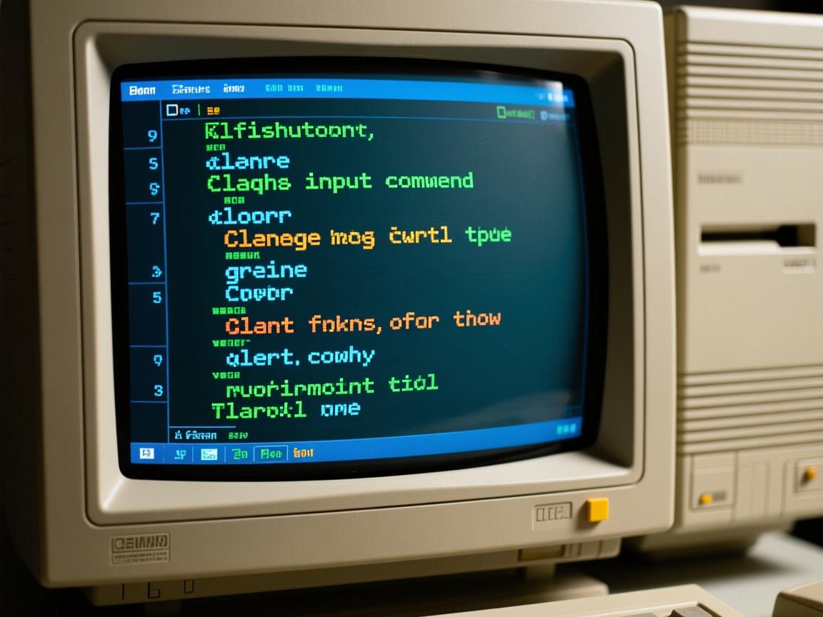 CRT如何清除输入命令