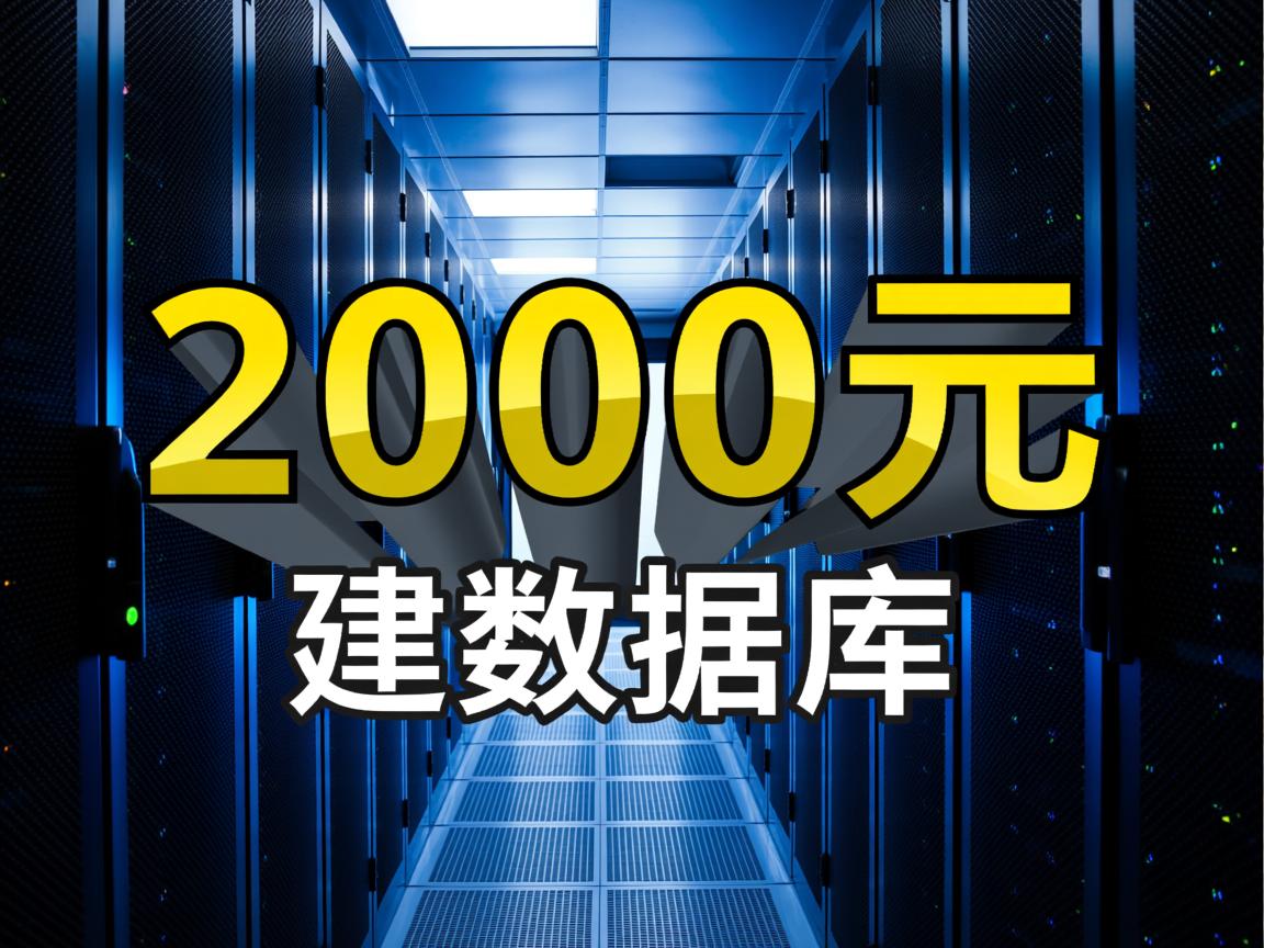 2000元能建数据库吗 第3张 2000元能建数据库吗 第3张
