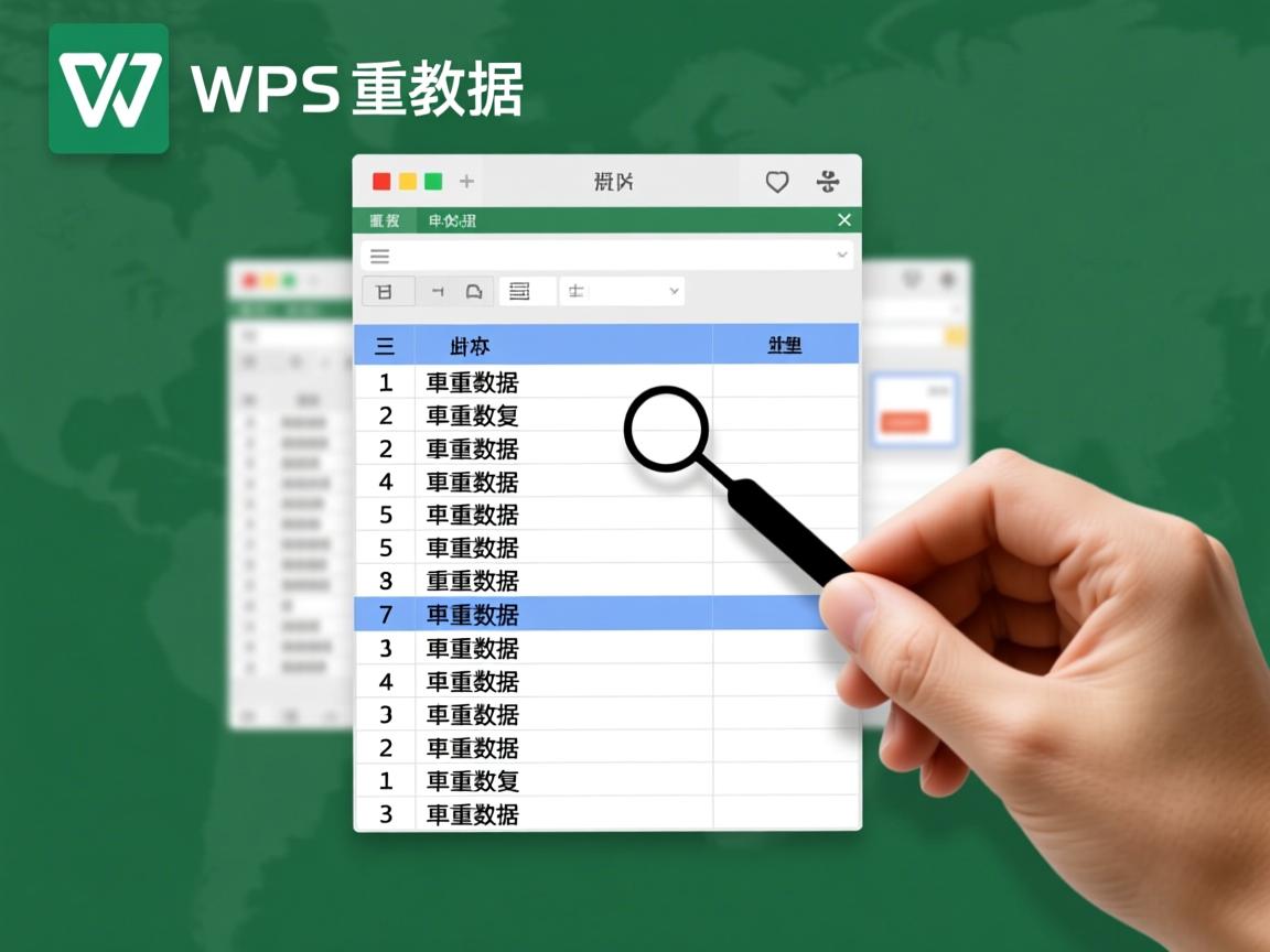 WPS表格如何查找重复数据? 第3张 WPS表格如何查找重复数据? 第3张