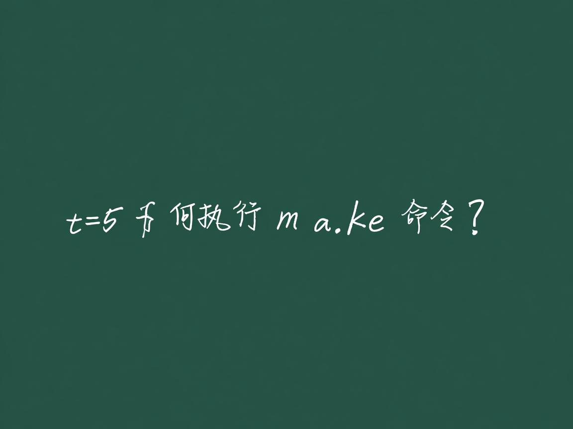 Qt5如何执行make命令? 第1张 Qt5如何执行make命令? 第1张