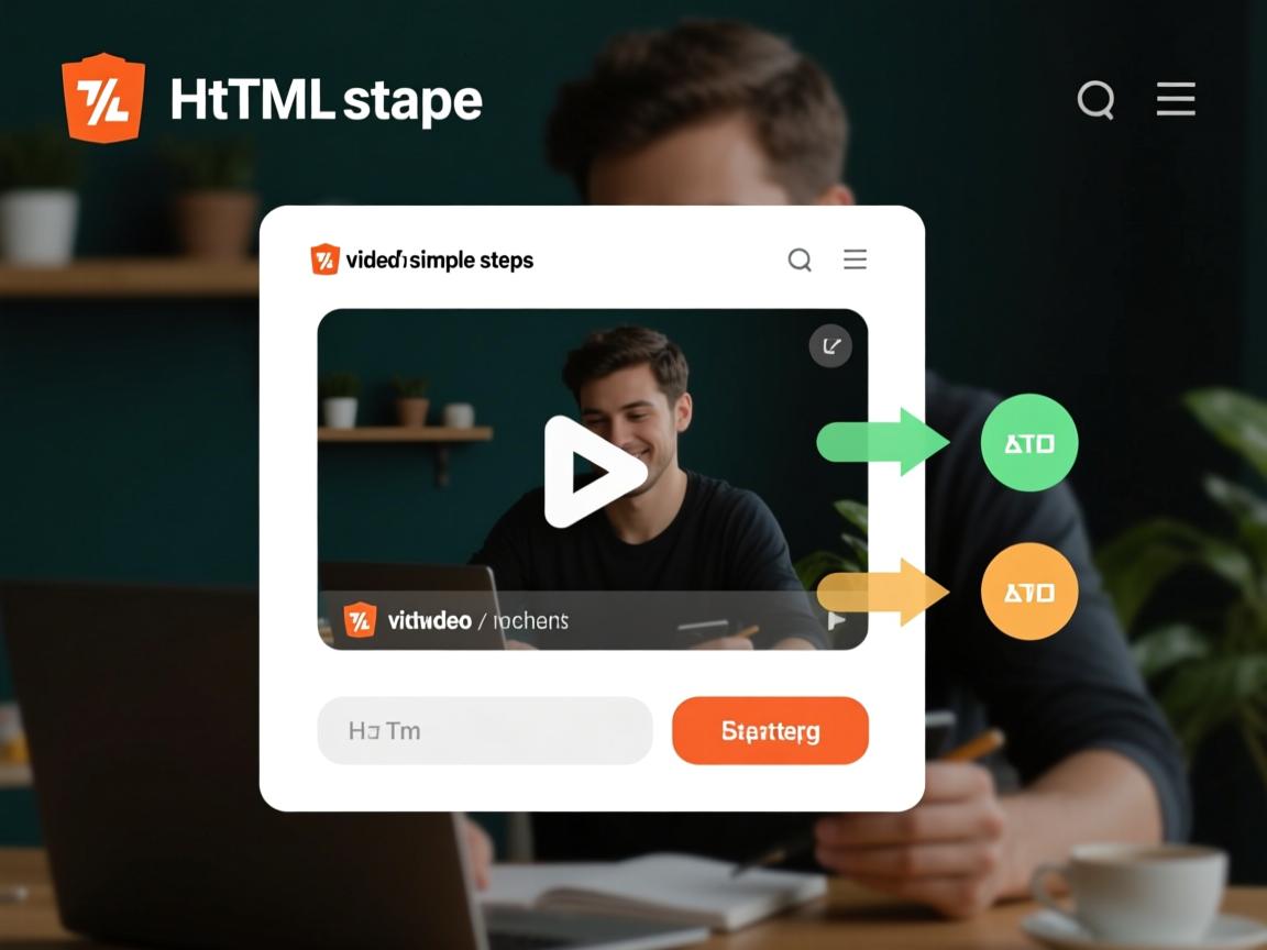 HTML嵌入视频简单步骤