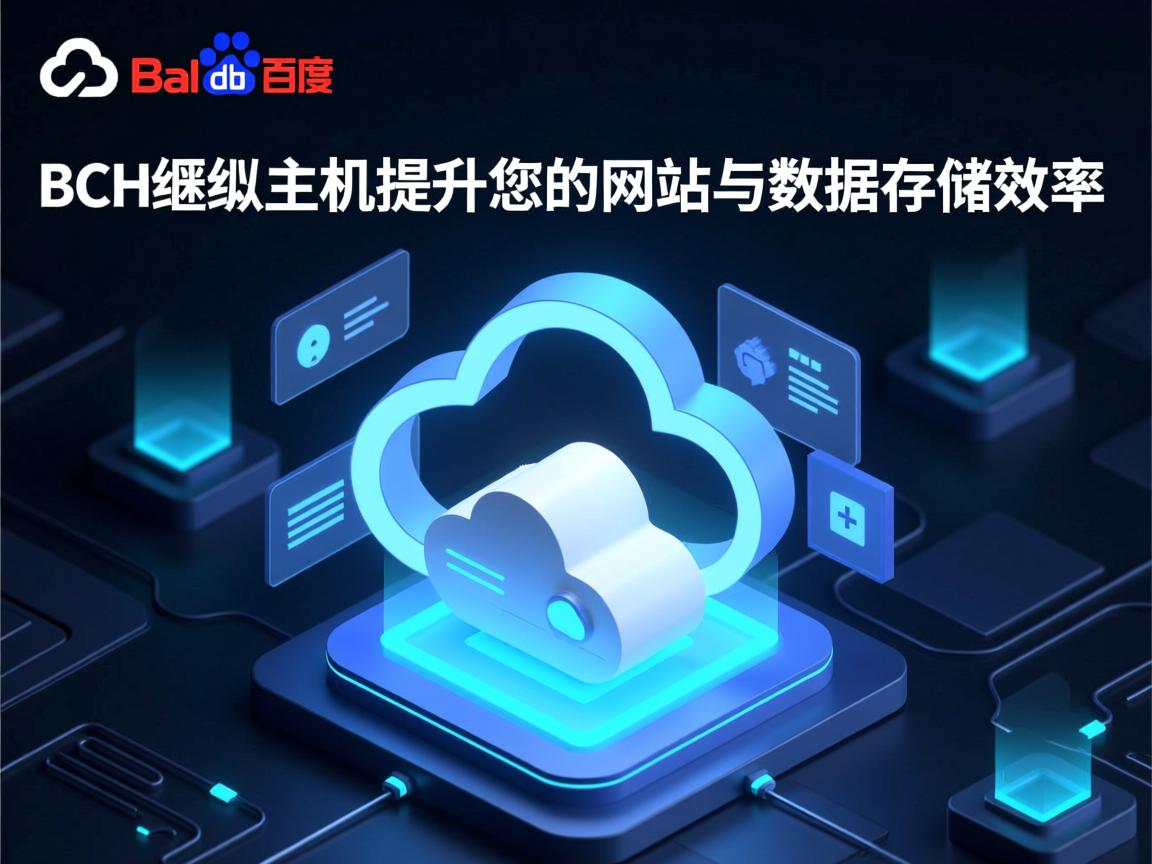 百度智能云BCH虚拟主机如何提升您的网站与数据存储效率? 第2张 百度智能云BCH虚拟主机如何提升您的网站与数据存储效率? 第2张