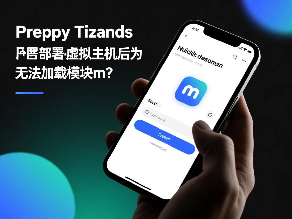 手机版项目部署到虚拟主机后为何无法加载模块m？  第3张