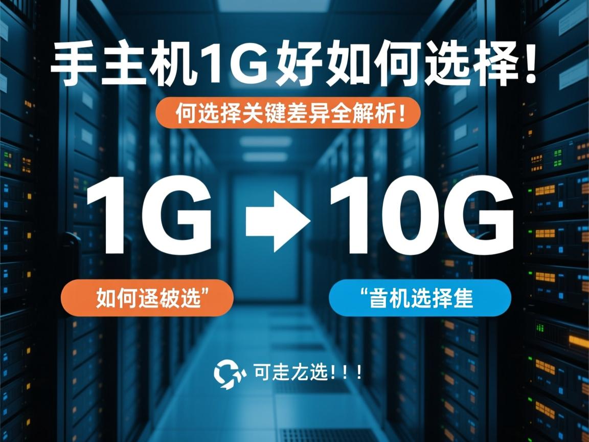 虚拟主机1G和10G如何选择?关键差异全解析! 第2张 虚拟主机1G和10G如何选择?关键差异全解析! 第2张