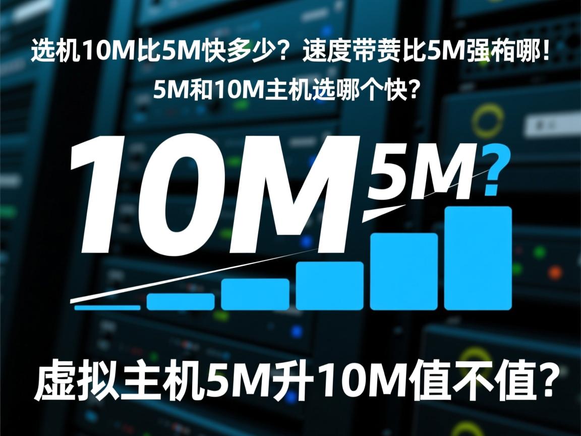 虚拟主机10M比5M快多少?,选10M还是5M,速度差多大?,10M带宽比5M强在哪?,5M和10M主机选哪个快?,虚拟主机5M升10M值不值? 第1张 虚拟主机10M比5M快多少?,选10M还是5M,速度差多大?,10M带宽比5M强在哪?,5M和10M主机选哪个快?,虚拟主机5M升10M值不值? 第1张