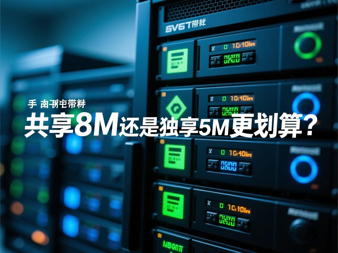 虚拟主机带宽，共享8M还是独享5M更划算？  第2张