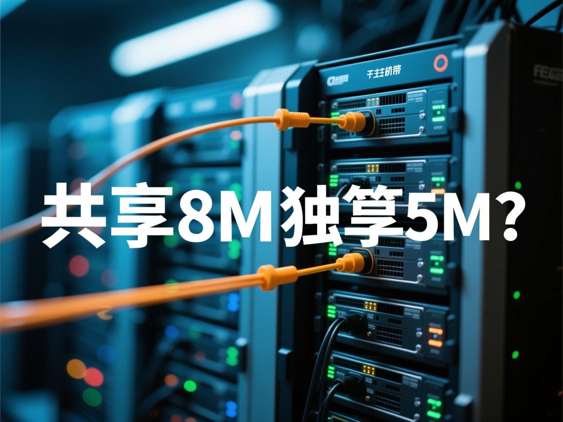 虚拟主机带宽，共享8M还是独享5M更划算？