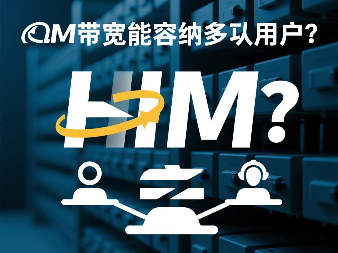 1M带宽能容纳多少用户? 第1张 1M带宽能容纳多少用户? 第1张
