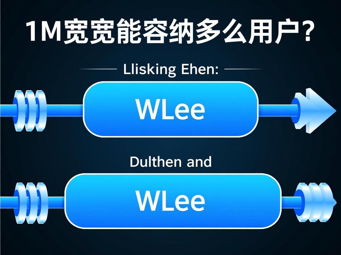 1M带宽能容纳多少用户? 第2张 1M带宽能容纳多少用户? 第2张