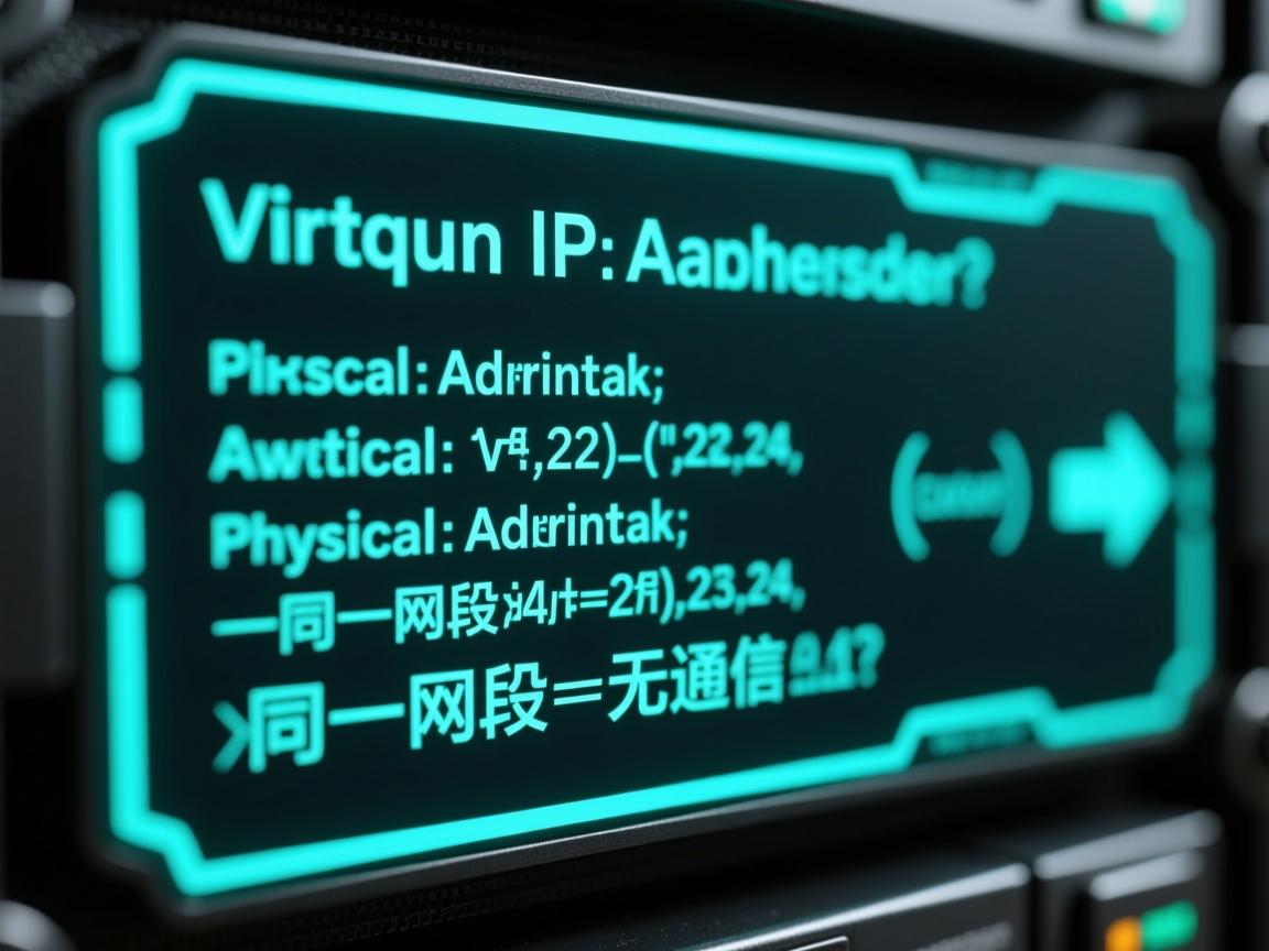 虚拟机IP地址与物理地址不在同一网段为何无法通信？  第2张