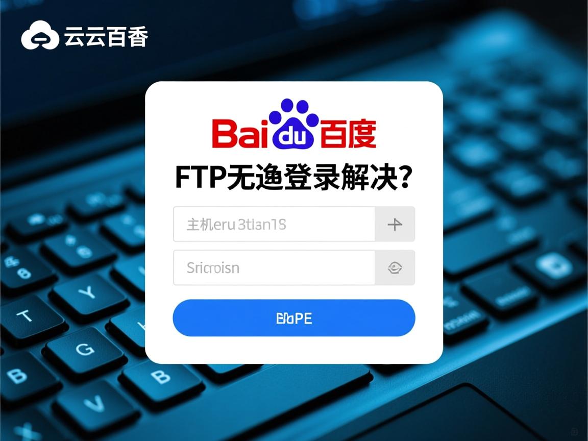 百度云虚拟主机FTP无法登录解决 第1张 百度云虚拟主机FTP无法登录解决 第1张