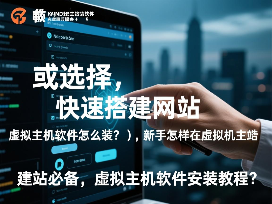虚拟主机如何安装建站软件？，或选择，，快速搭建网站，虚拟主机软件怎么装？，新手怎样在虚拟主机安装网站程序？，建站必备，虚拟主机软件安装教程？  第2张