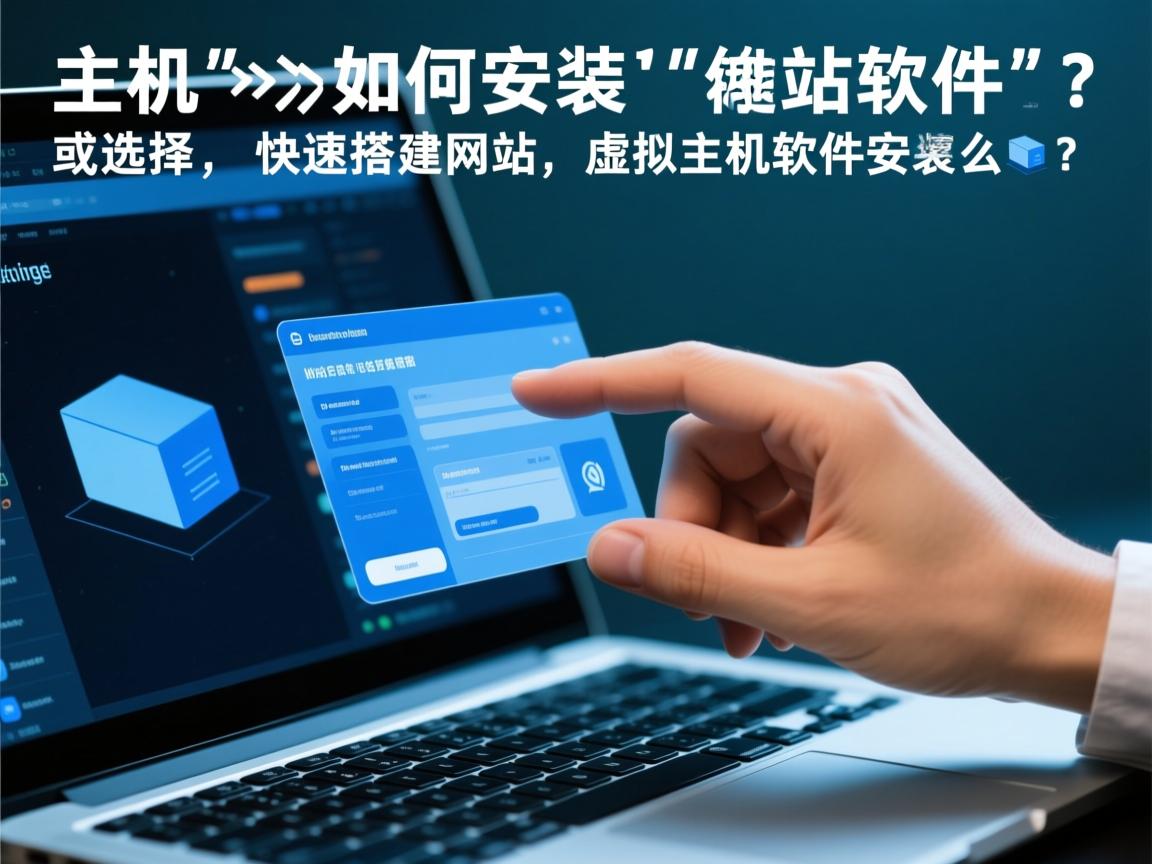 虚拟主机如何安装建站软件？，或选择，，快速搭建网站，虚拟主机软件怎么装？，新手怎样在虚拟主机安装网站程序？，建站必备，虚拟主机软件安装教程？  第3张