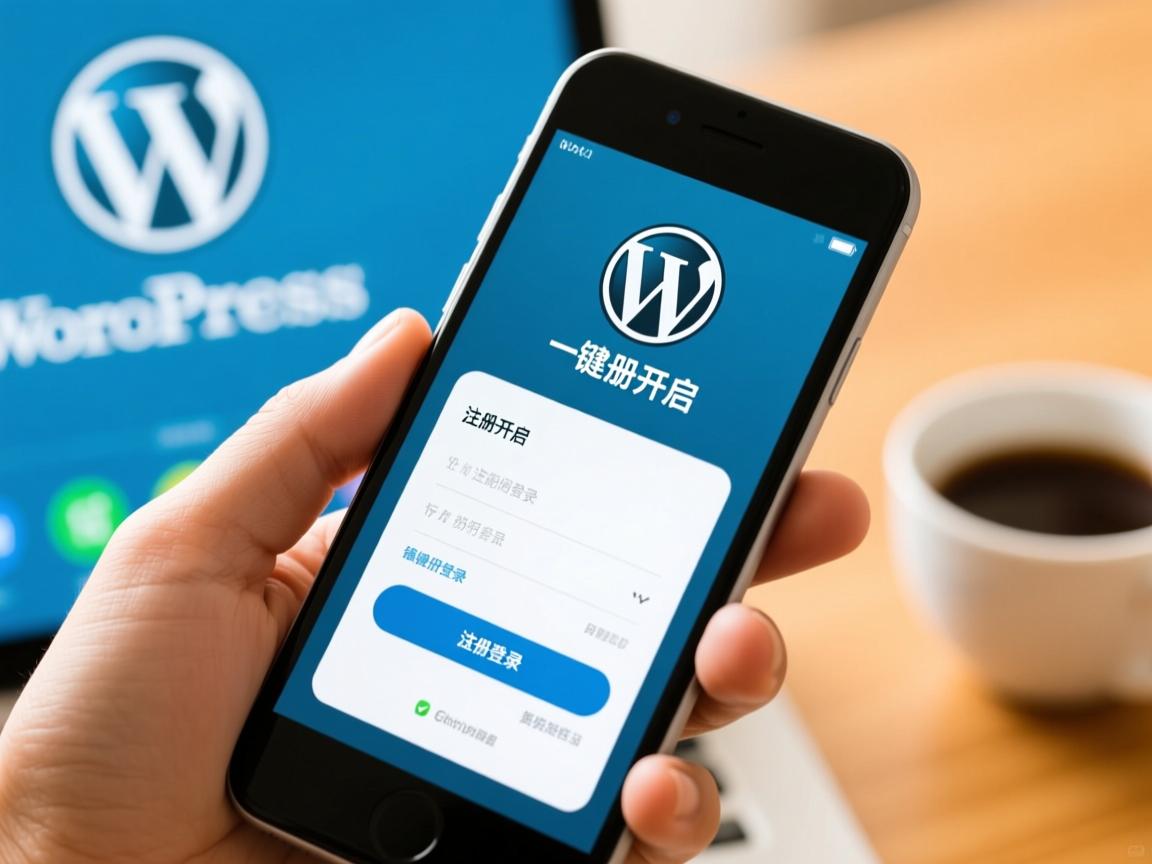 WordPress手机注册登录如何一键开启？