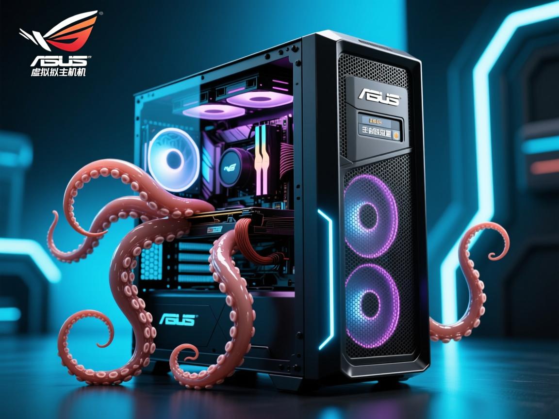 华硕八爪鱼虚拟主机设置位置？