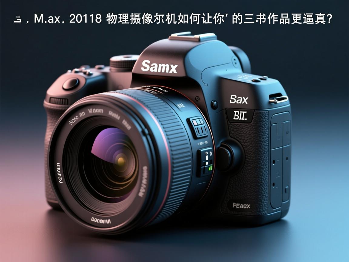 3ds Max 2018物理摄像机如何让你的三维作品更逼真? 第2张 3ds Max 2018物理摄像机如何让你的三维作品更逼真? 第2张