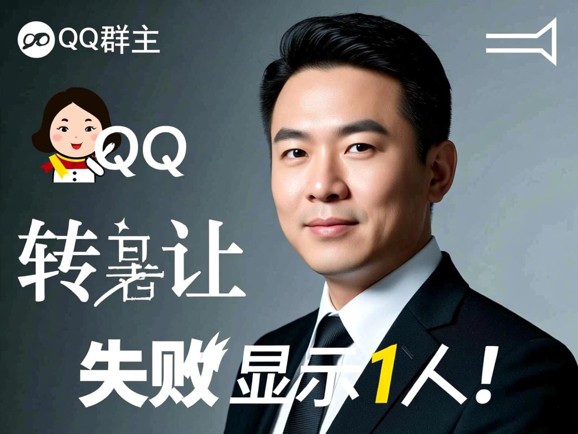 QQ群主转让为何失败？仅显示1人！  第3张