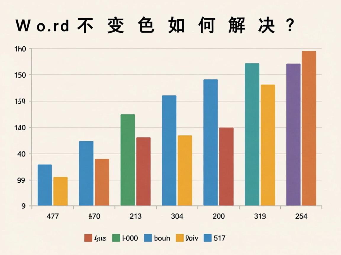 Word柱状图不变色如何解决? 第1张 Word柱状图不变色如何解决? 第1张