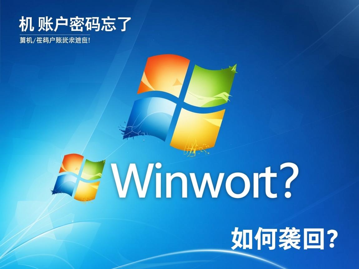 win7物理机账户密码忘了如何找回? 第3张 win7物理机账户密码忘了如何找回? 第3张