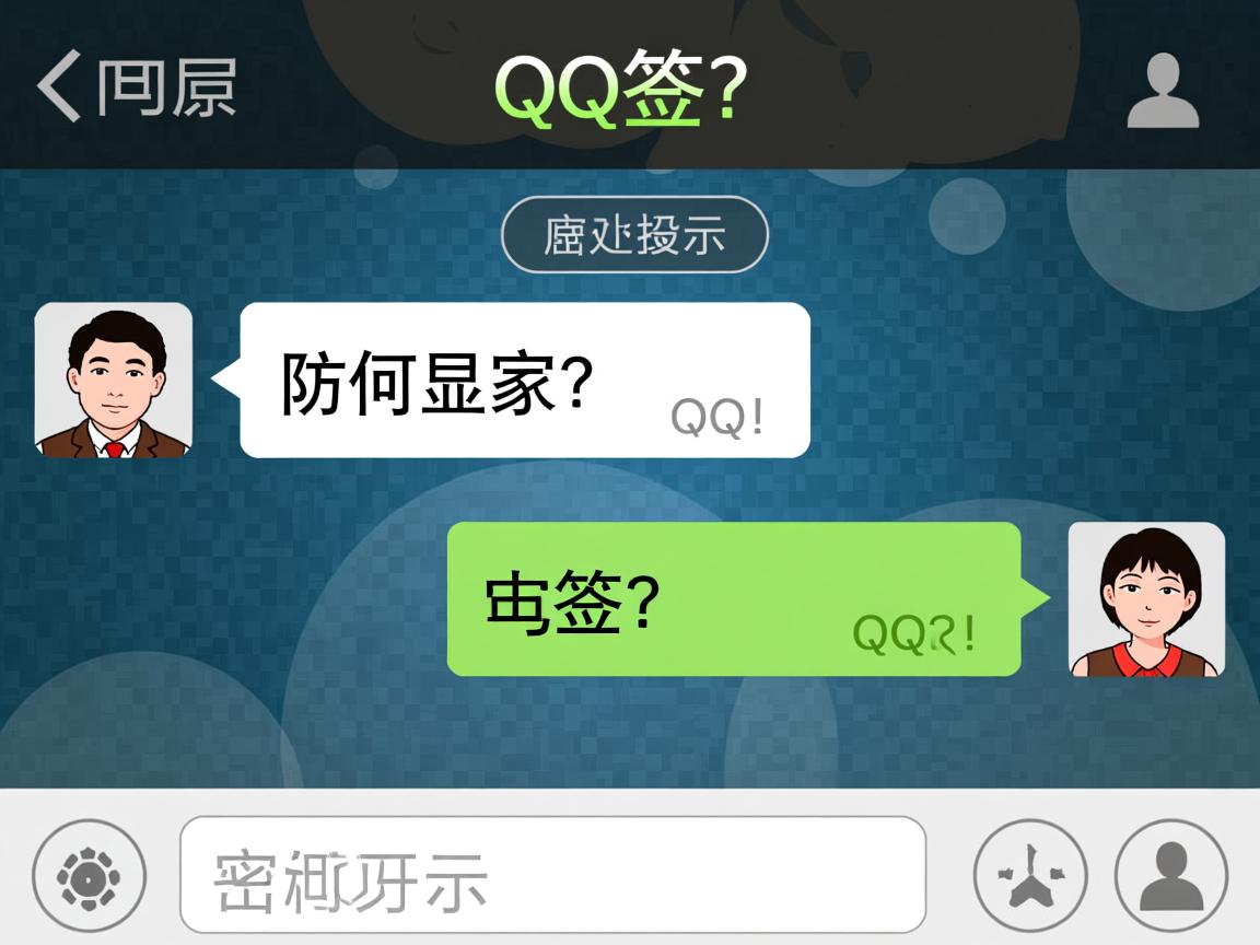QQ签名为何显示在对话框? 第2张 QQ签名为何显示在对话框? 第2张