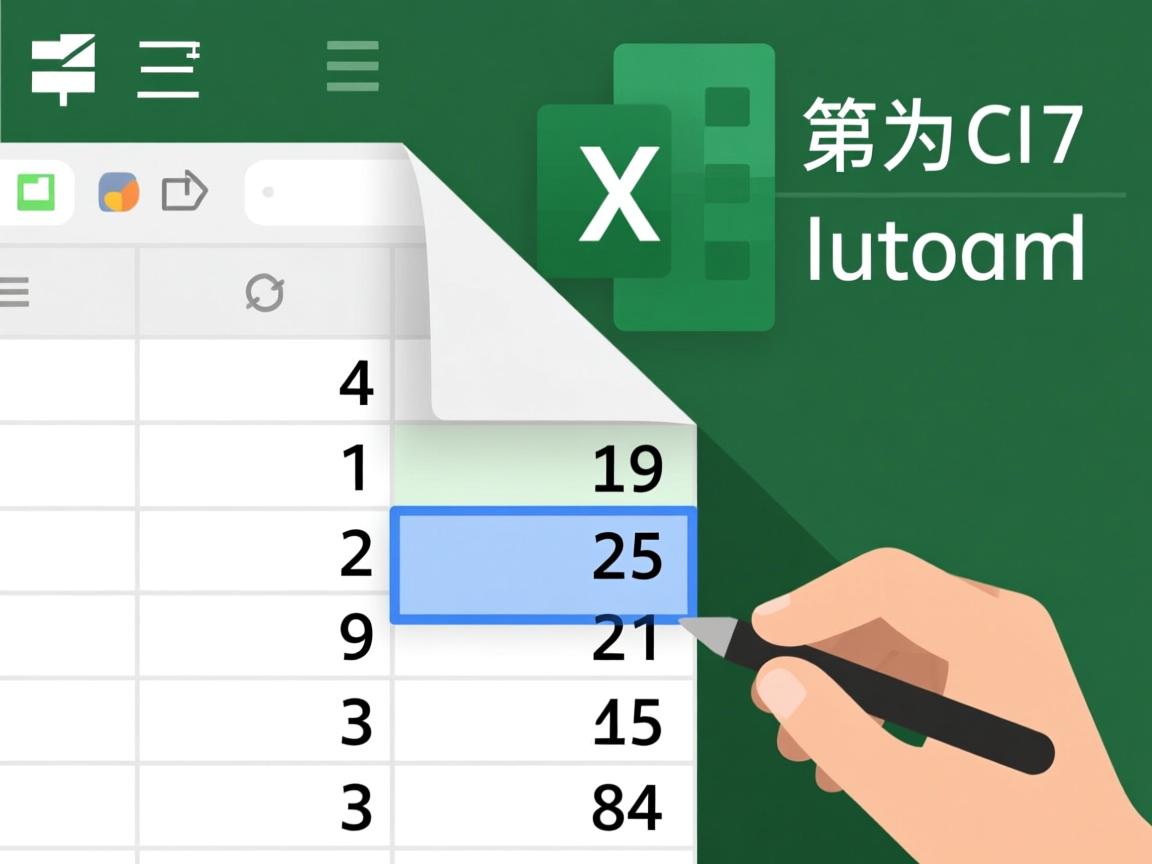 Excel复制表格后数字自动上移原因？