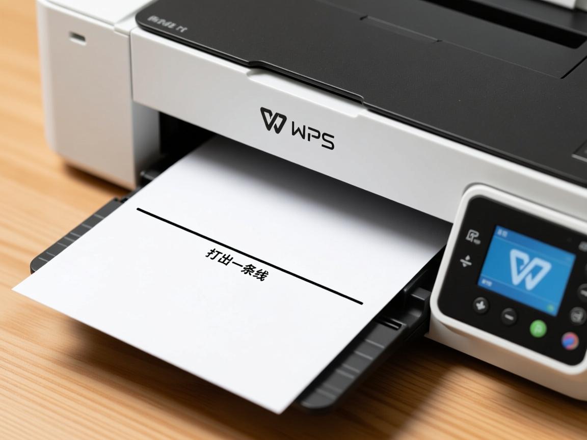 WPS打印只打出一条线怎么办？  第1张