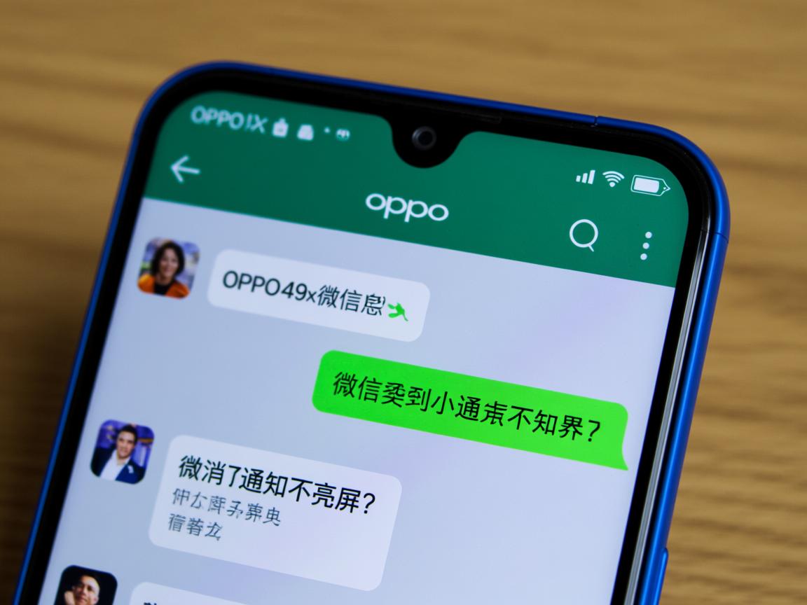OPPO A9x微信消息为何通知不亮屏？