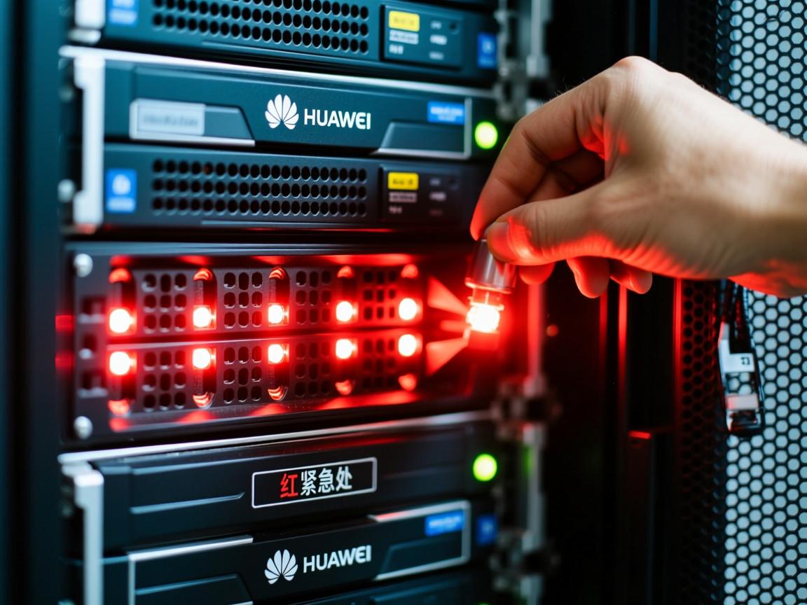 华为服务器亮红灯紧急处理？