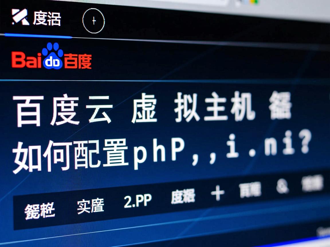 百度云虚拟主机如何配置php.ini? 第3张 百度云虚拟主机如何配置php.ini? 第3张