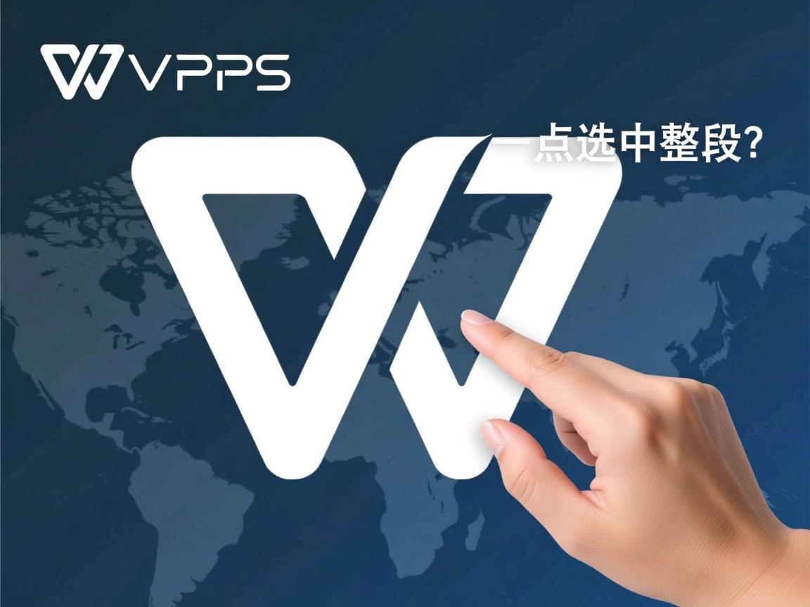 为什么WPS点一下选中整段? 第1张 为什么WPS点一下选中整段? 第1张
