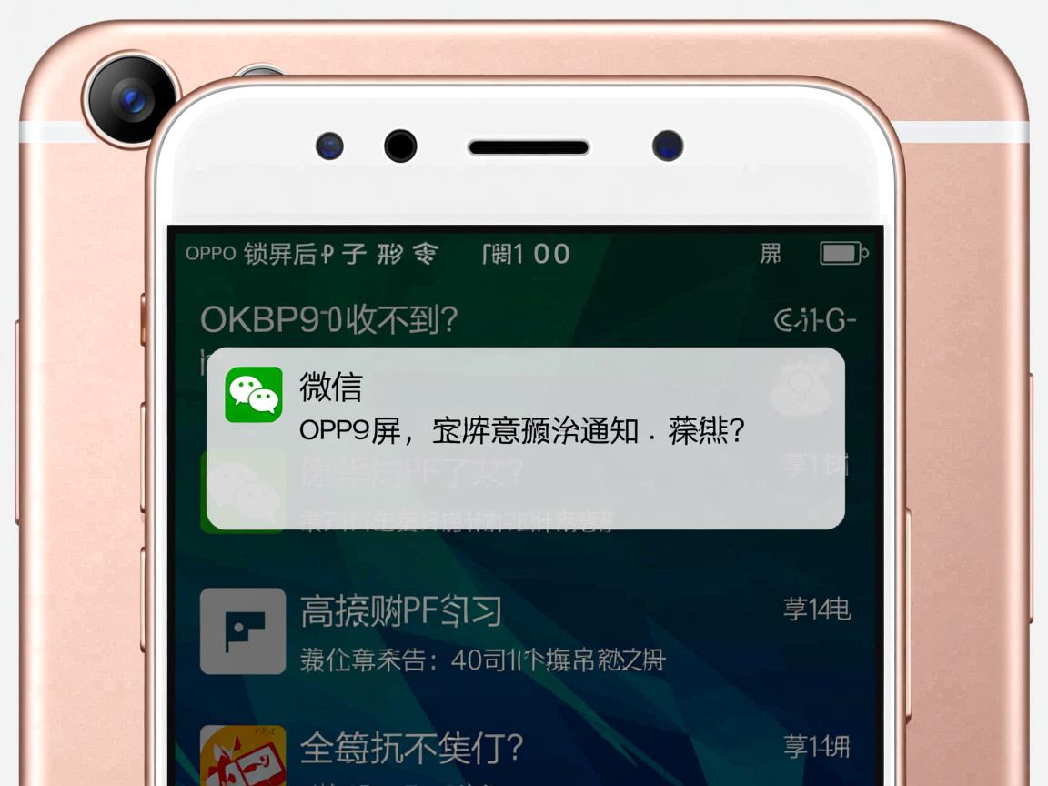 OPPO R9锁屏后微信通知收不到? 第2张 OPPO R9锁屏后微信通知收不到? 第2张