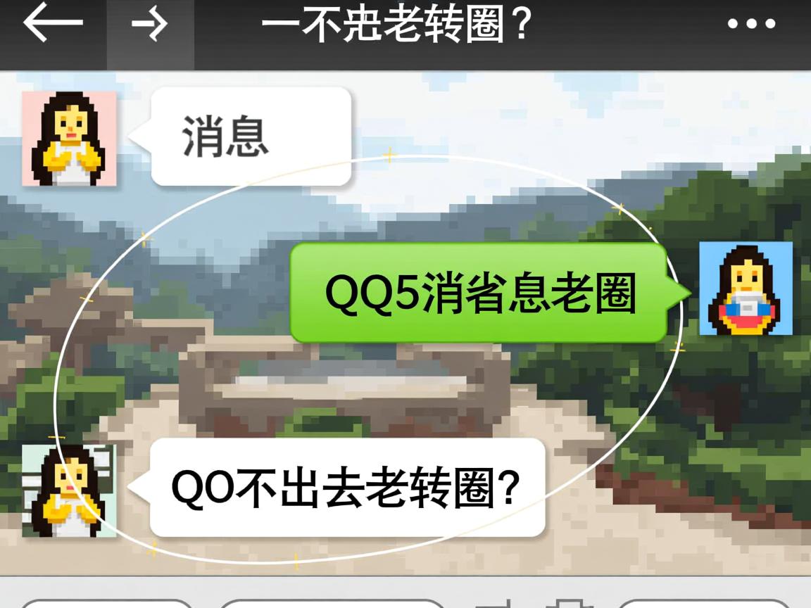 QQ消息发不出去老转圈? 第1张 QQ消息发不出去老转圈? 第1张