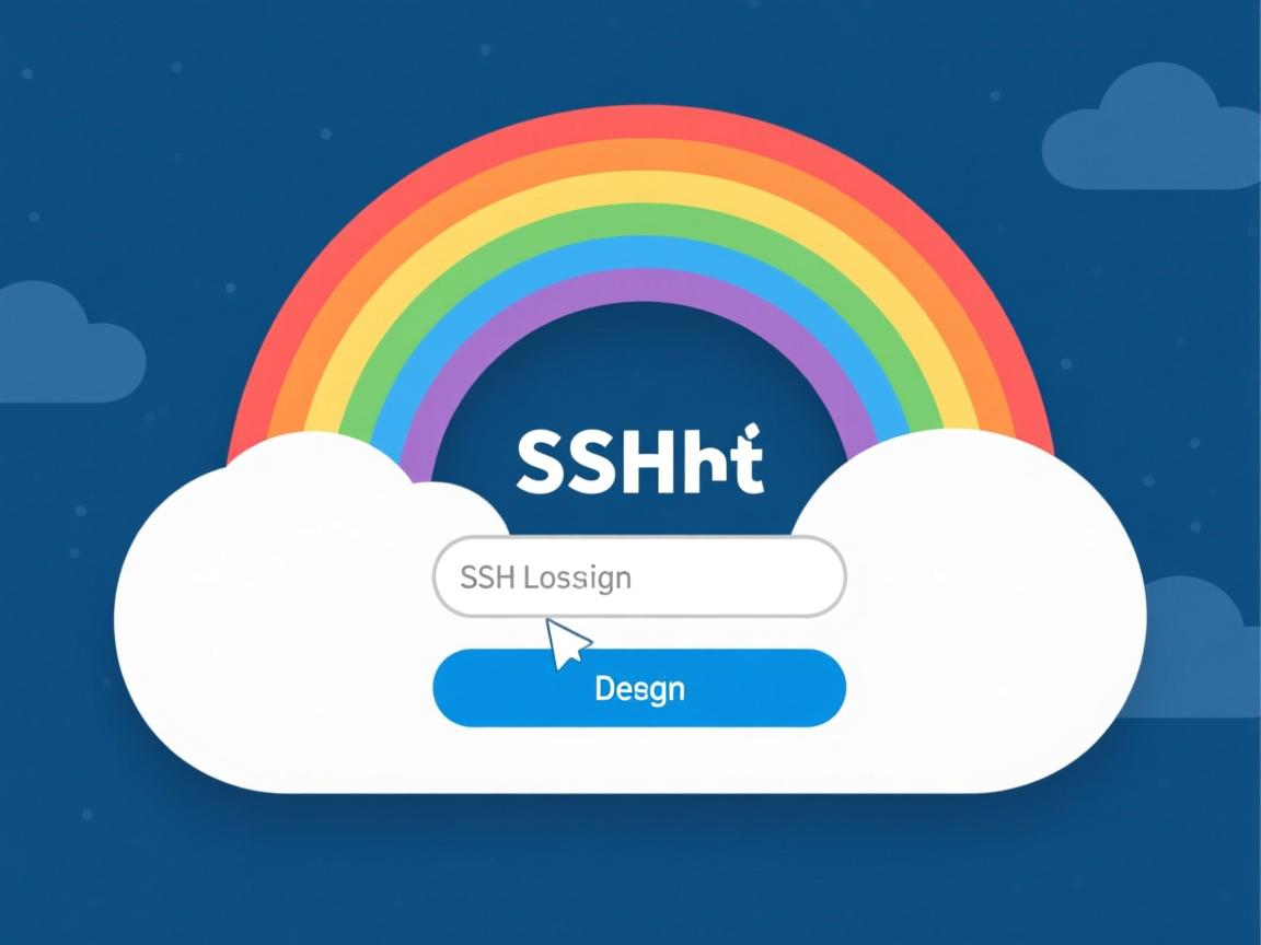 彩虹云如何SSH登录? 第2张 彩虹云如何SSH登录? 第2张