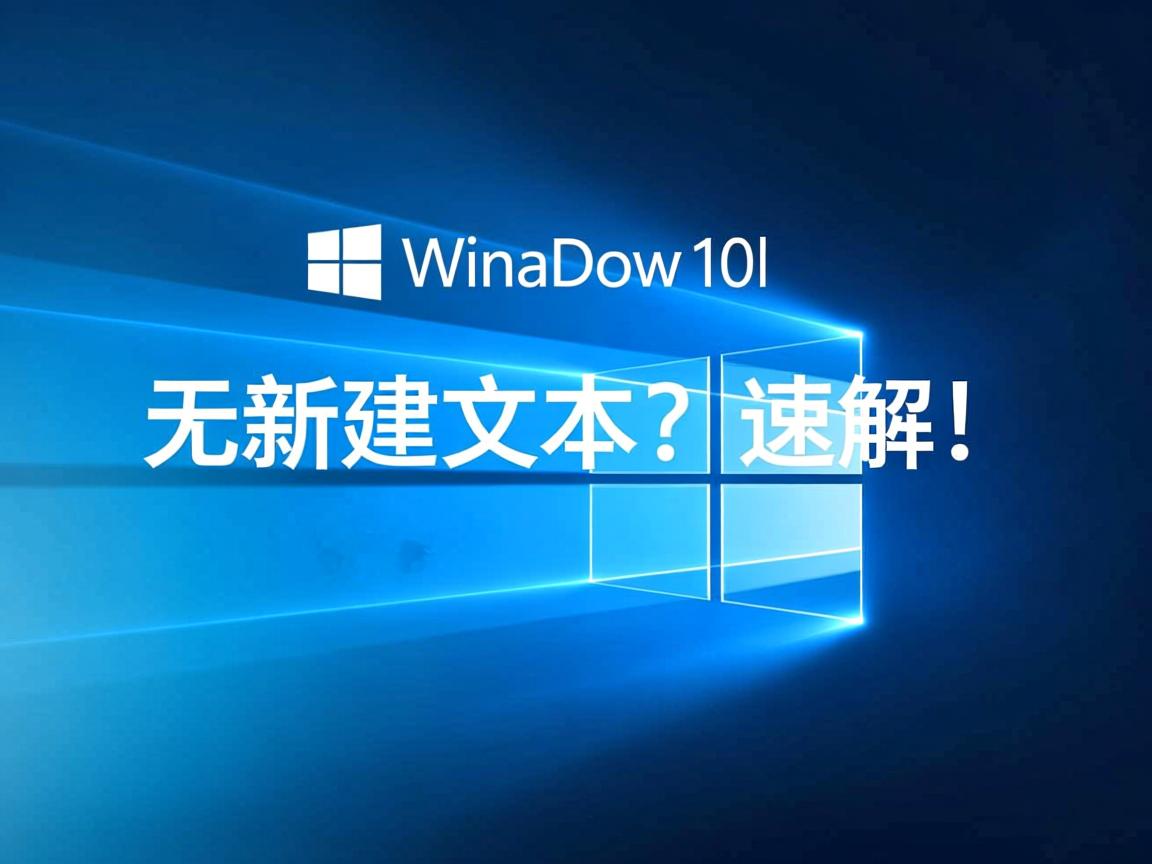 Win10右键无新建文本?速解! 第3张 Win10右键无新建文本?速解! 第3张