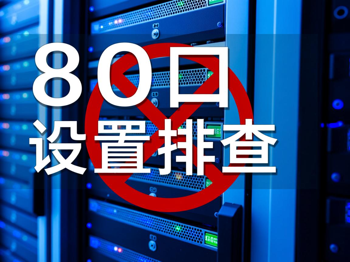 为什么80端口设置失败？服务器问题排查  第3张