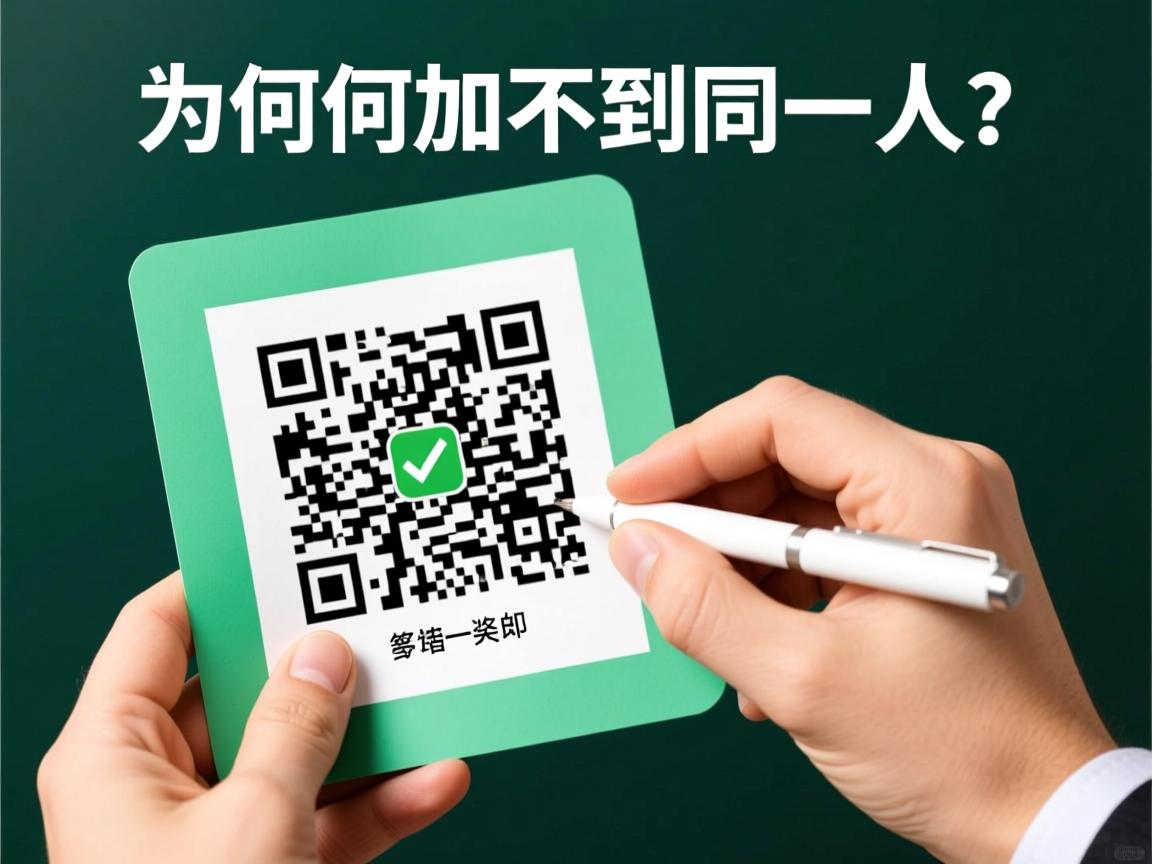 扫同码为何加不到同一人？  第1张