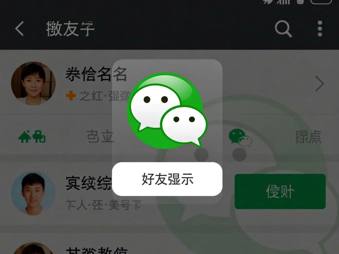 微信好友名字为何不显示? 第1张 微信好友名字为何不显示? 第1张