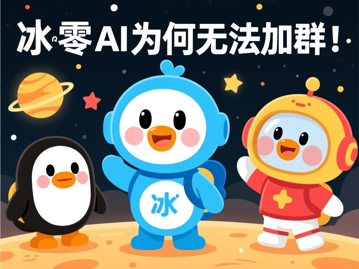 QQ小冰AI为何无法加群? 第1张 QQ小冰AI为何无法加群? 第1张