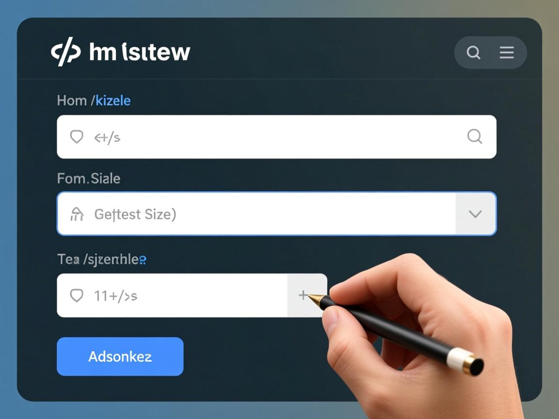 HTML表单如何调整大小？  第1张