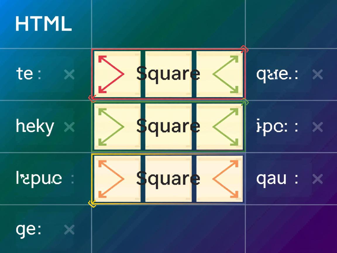 如何让HTML表格单元格变成正方形? 第3张 如何让HTML表格单元格变成正方形? 第3张