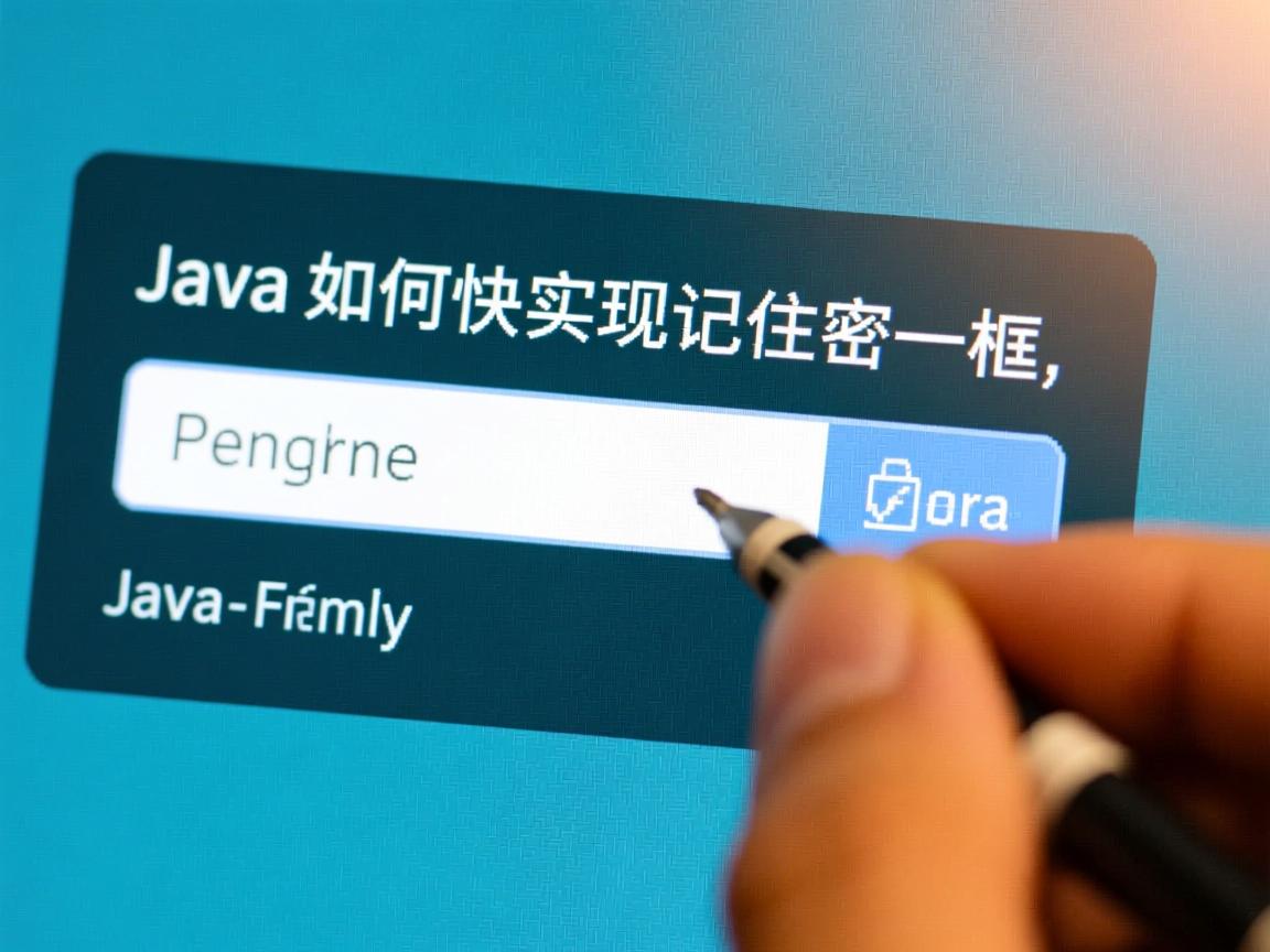 Java如何快速实现记住密码框