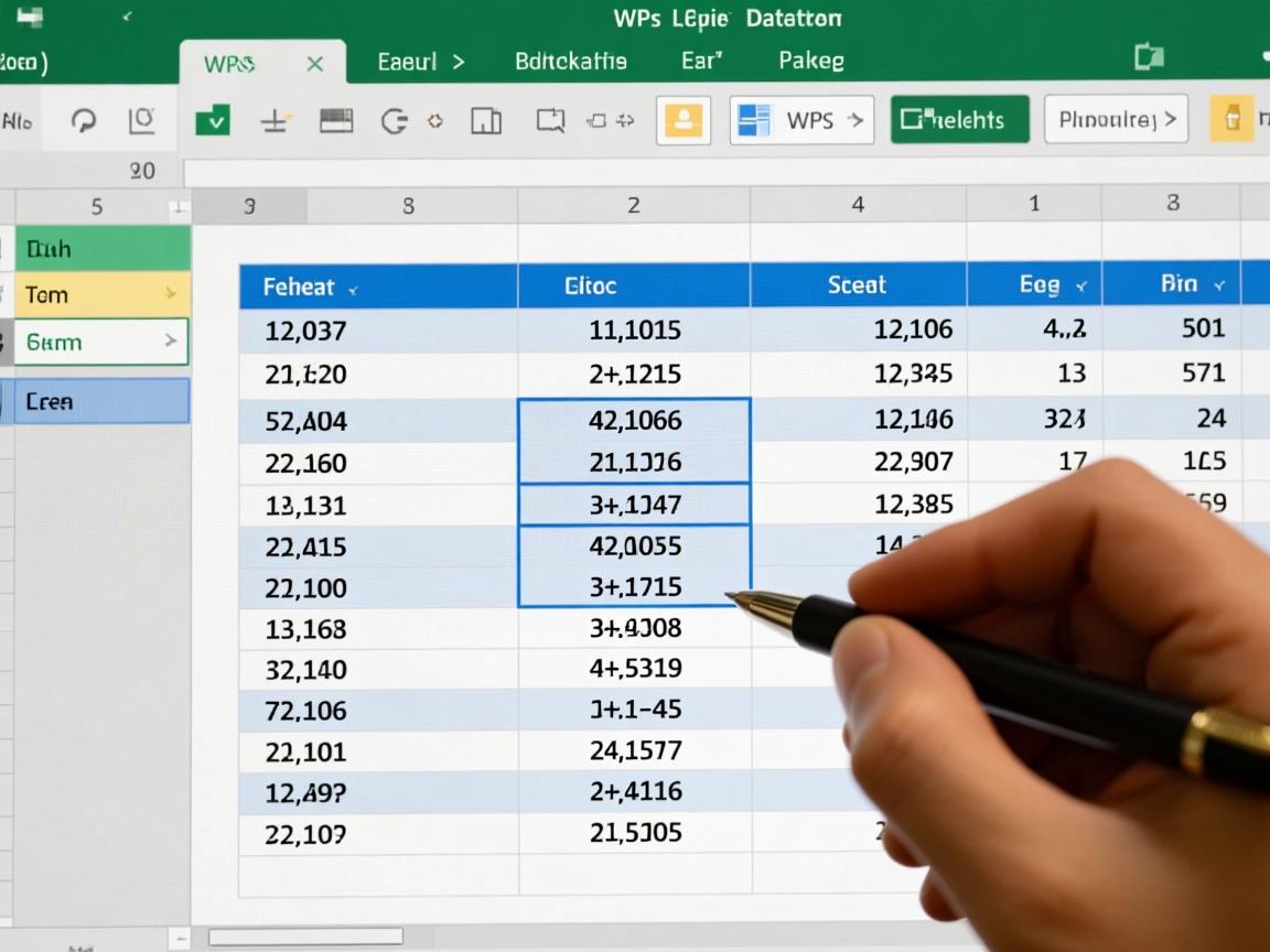WPS表格如何匹配重复数据？