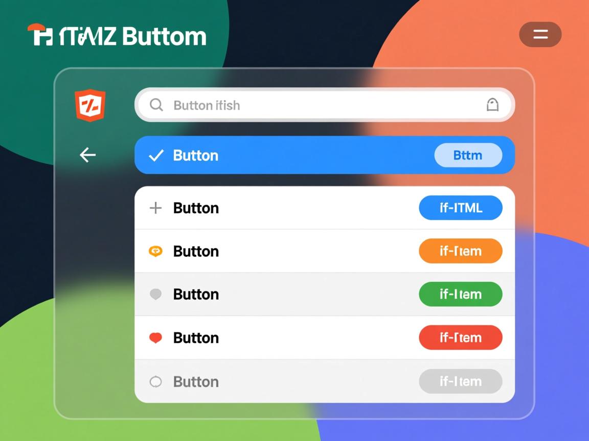 如何快速获取HTML按钮列表? 第3张 如何快速获取HTML按钮列表? 第3张